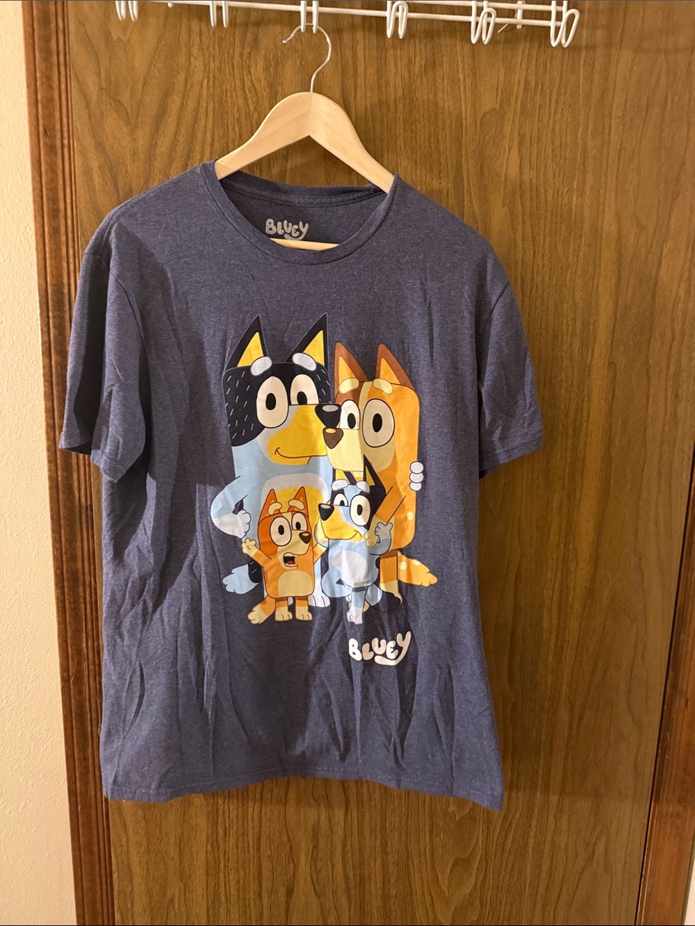 Men's bluey and family tshirt